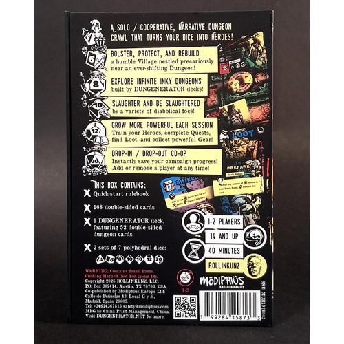 The DUNGENERATOR: DIE in a Dungeon