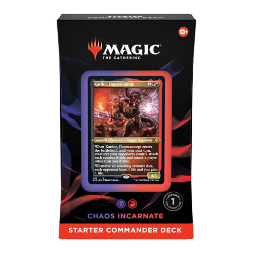 MTG: Evergreen Starter Commander Decks 2022: Chaos Incarnate