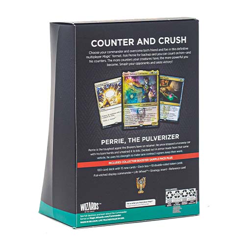 MTG: Streets Of New Capenna Commander Deck - Cabaretti Cacophony Back