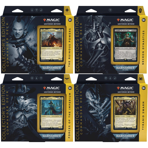 MTG: Universes Beyond: Warhammer 40,000 Collector's Edition Commander Decks - 4 Set