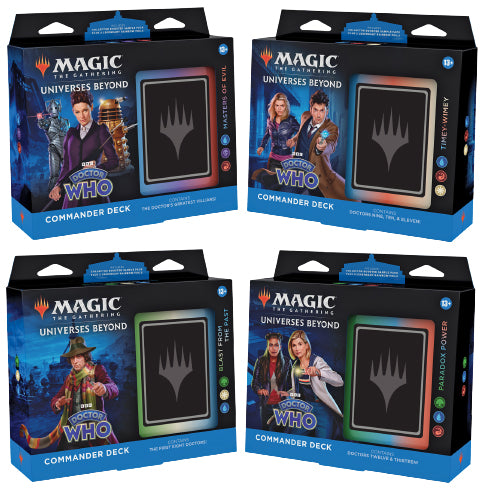 Magic: The Gathering: Doctor Who Commander Decks 4 Set