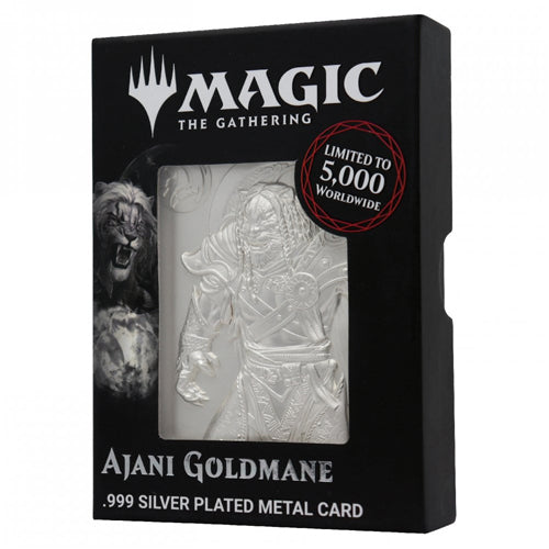 Magic: The Gathering - Limited Edition .999 Silver Plated Metal Collectible - Ajani Goldmane