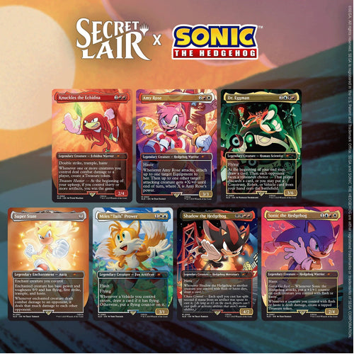 Magic: The Gathering - Secret Lair - Sonic The Hedgehog: Friends & Foes