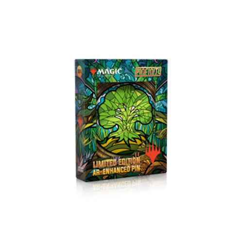 Magic The Gathering: Stained Glass Forest AR Pin