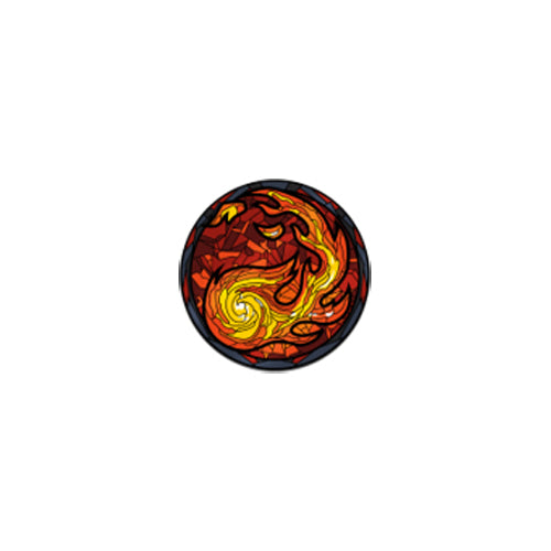 Magic The Gathering: Stained Glass Mountain AR Pin