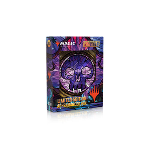 Magic The Gathering: Stained Glass Swamp AR Pin