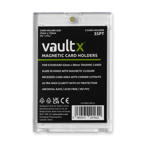 Magnetic Card Holders 35pt - 5 Pack