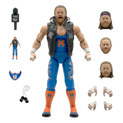 Major Wrestling Podcast Ultimates Action Figure Wave 1 Brian Myers 18 cm