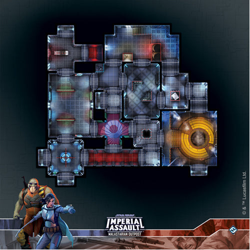 Malastarian Outpost Raid Map: Star Wars Imperial Assault