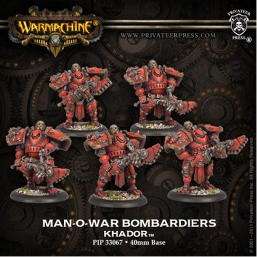 Man-O-War Bombardiers - Plastic