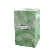 Marble Satin Tower - Lime Green / White