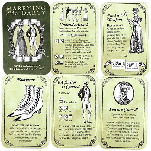 Marrying Mr Darcy Card Game: Undead Expansion