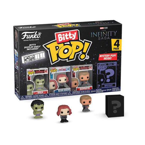 Marvel Bitty POP! Vinyl Figure 4-Pack Hulk 2,5 cm