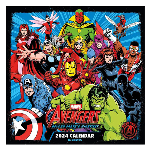 Marvel Calendar 2024 Avengers
