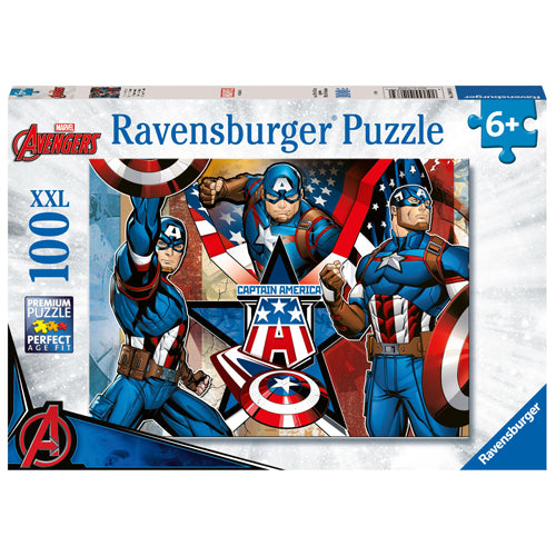 Marvel Captain America Puzzle - 100 Pieces XXL
