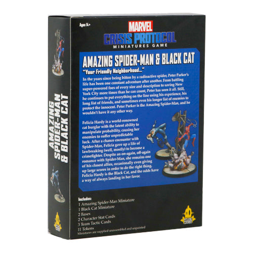 Marvel Crisis Protocol Miniatures Game: Amazing Spider-Man and Black Cat