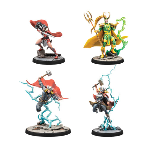 Marvel: Crisis Protocol  Mighty Thor, Lady Sif, Thor, Hero of Midgard & Loki, Prince of Lies