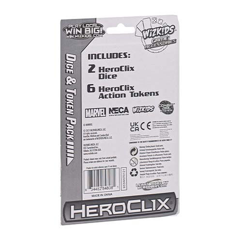 Marvel HeroClix: Avengers War of the Realms Dice & Token Pack Back
