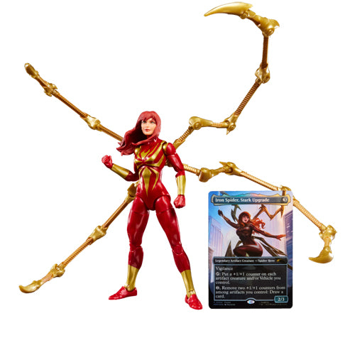 Marvel Legends Magic: The Gathering Action Figure Mary Jane Watson (Iron Spider) (plus Exclusive Foil Card)