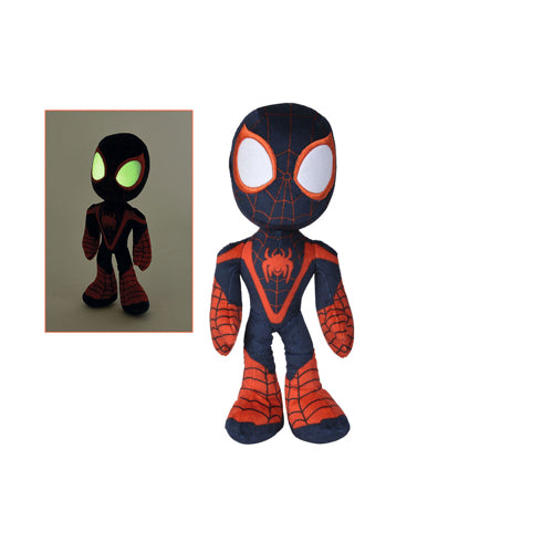 Marvel Plush Figure Glow In The Dark Eyes Miles Morales 25 cm