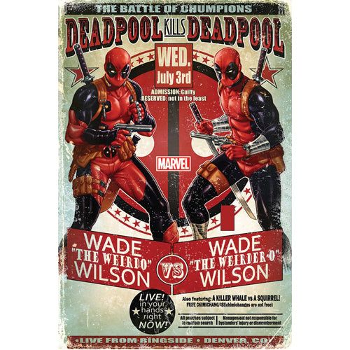 Marvel Poster Pack Deadpool Wade Vs Wade 61 x 91 cm