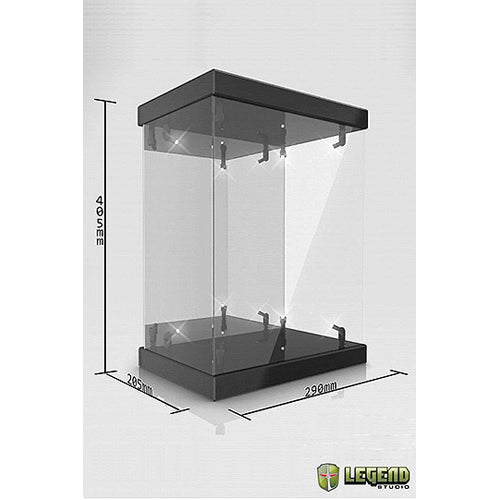 Master Light House Acrylic Display Case with Lighting for 1/6 Action Figures (black)