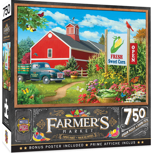 Masterpieces Puzzle: Farmers Market Country Heaven Puzzle - 750 pieces