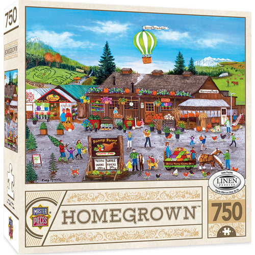 Masterpieces Puzzle: Homegrown Sunny Farms Puzzle - 750 pieces