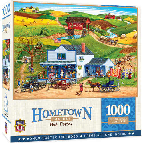 Masterpieces Puzzle: Hometown Gallery McGiveny's Country Store Puzzle - 1000 pieces