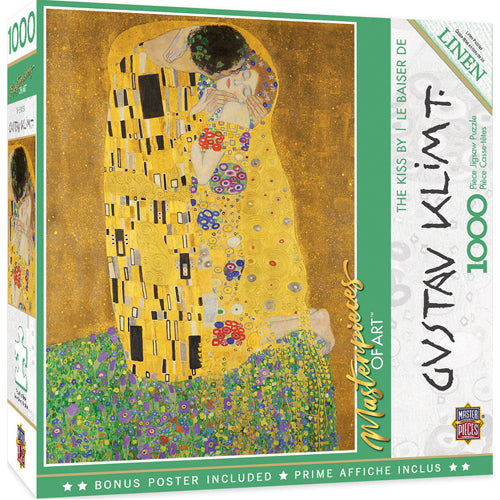Masterpieces Puzzle: Masterpieces of Art the Kiss Puzzle - 1000 pieces