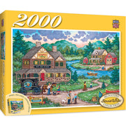 Masterpieces Puzzle: Signature Collection Adirondack Anglers Puzzle - 2000 pieces
