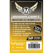 Mayday Premium 50 Clear Mini American Card Sleeves 41 x 63mm