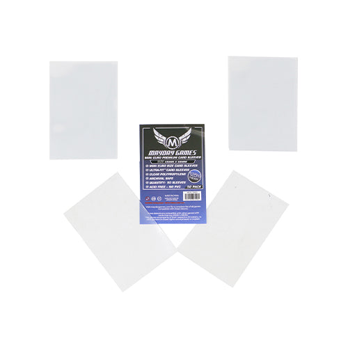 mini european card sleeves Mayday Premium Mini Euro Card Sleeves (50)