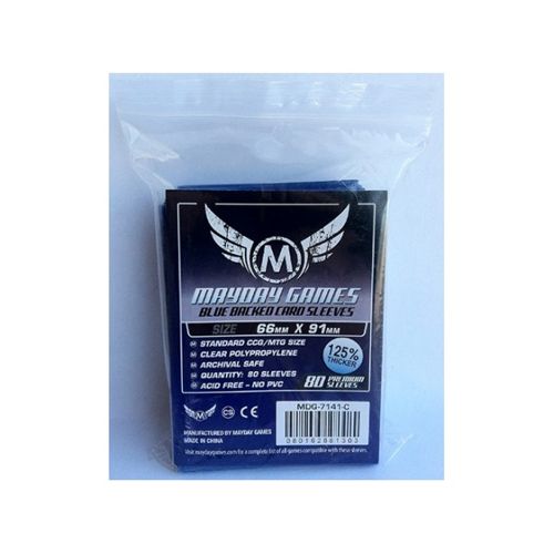 Mayday Premium 80 Blue Card Sleeves 63.5 x 88mm