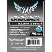 Mayday Premium 80 Grey Card Sleeves 63.5 x 88mm