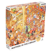 Mayhem in the Library 1000 piece puzzle
