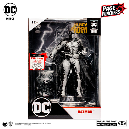 Mcfarlane Toys Page Punchers Dc Gold Label Black Adam Batman Lineart