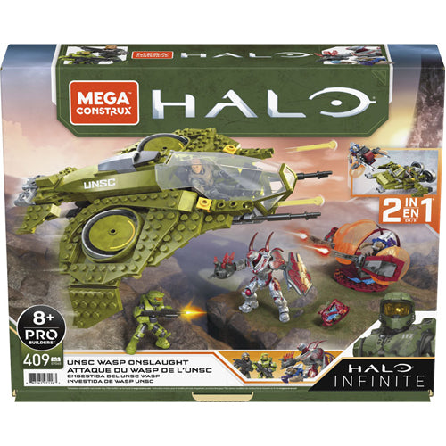 Mega Bloks MEGA Construx - Halo UNSC Wasp  - 409PCS