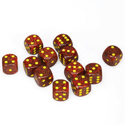 Mercury: Speckled D6 Set of 12 (16mm)