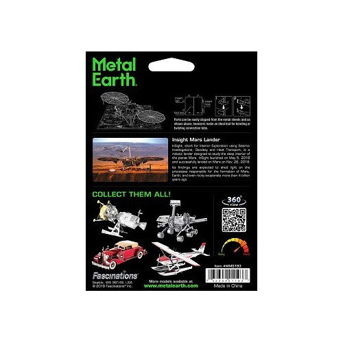 Metal Earth: InSight Mars Lander