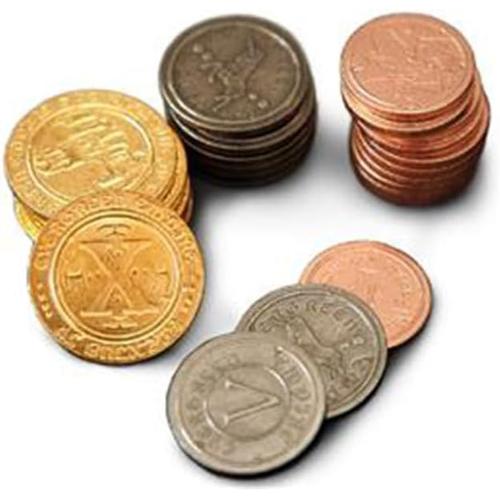 Metal Medieval Coins Set (50 Pieces)