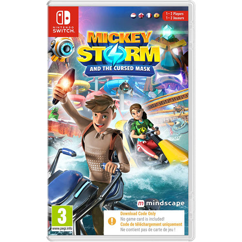 Mickey Storm & The Cursed Mask (Code in Box) - Nintendo Switch