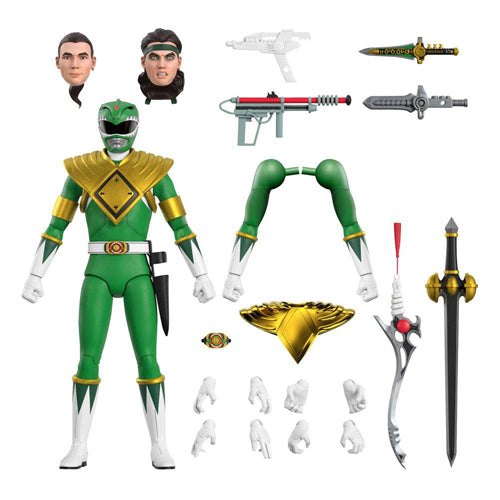 Mighty Morphin Power Rangers Ultimates Action Figure Green Ranger 18 cm
