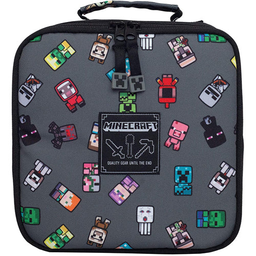 Minecraft Bobble Mobs Lunchbox Bag (Grey)