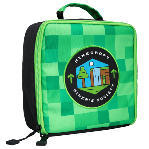 Minecraft Miner's Society Lunchbox Bag (Green)