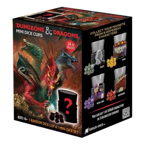 Mini Cups Series 2 Display Dungeons & Dragons