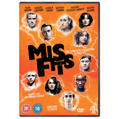Misfits: Series 1-5 The Complete Colelction - DVD
