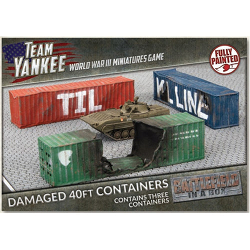 Modern: 40ft Shipping Containers - Damaged (x3)