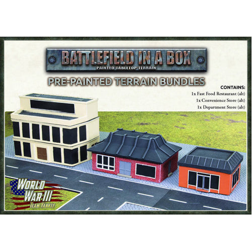 Modern Terrain Bundle 1: Food & Shops