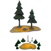 Monster Scenery: Evergreen Pine Forest